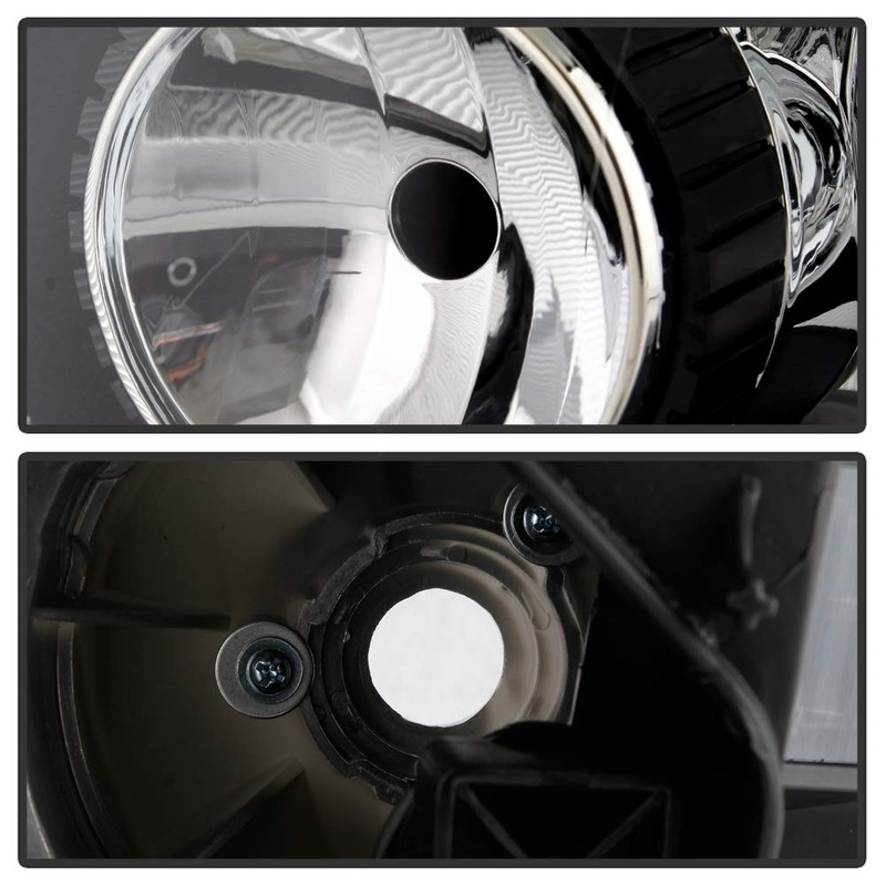 ACANII - For 2005-2007 Ford Escape Factory Style Chrome Headlights