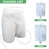 Wearable Urine Pot for Men Elderly, Silicone Ventilated Urine Collector,