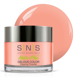 SNS Nail Dip Powder, Gelous Color Dipping Powder - Spandex Ballet (Peach/Pastel Cream) - Long-Lasting Acrylic Nail Color & Polish Lasts 14 Days - Low-Odor & No UV Lamp Required - 1.5 Oz