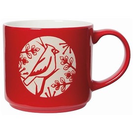 NOW DESIGNS Good Tidings Cardinal Stacking Mug 16Oz, 1 EA