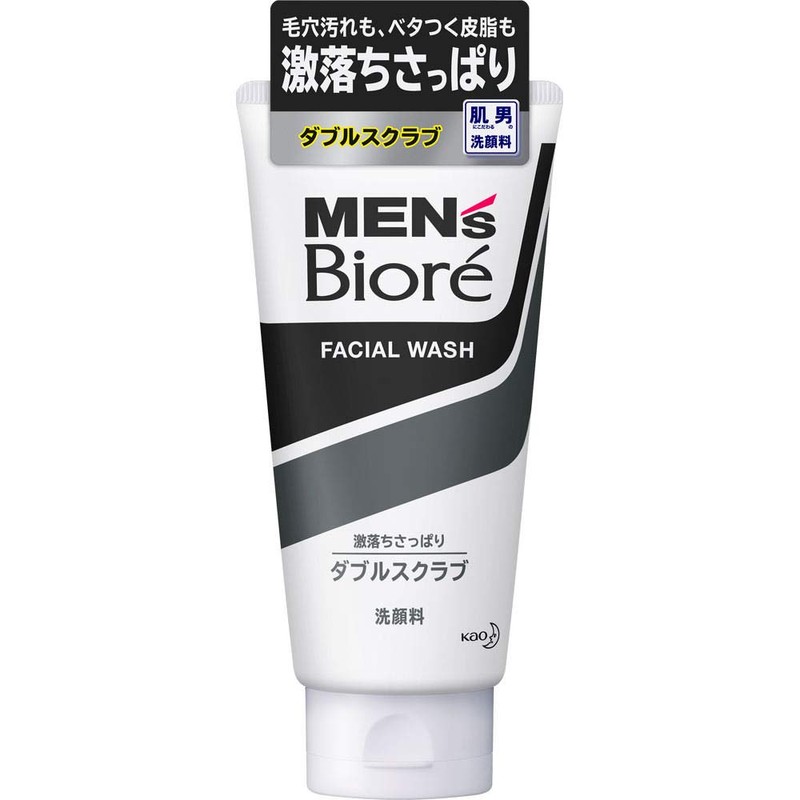 [Set of 2] Men's Biore Double Scrub Face Wash 4.6
