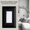Beadboard Outlet Covers Wall Plates, Bamboo Fiber Light Switch Covers,