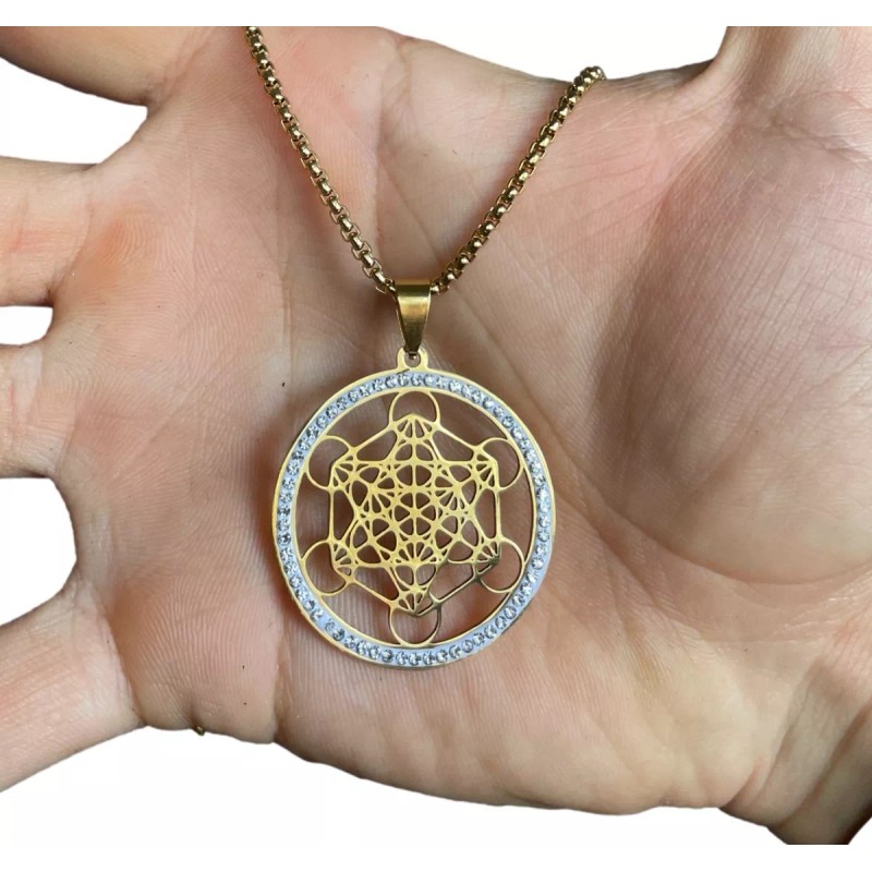 TENDER LIHOME Dije Collar Metatron Arcángel Sello De Protección Espiritual