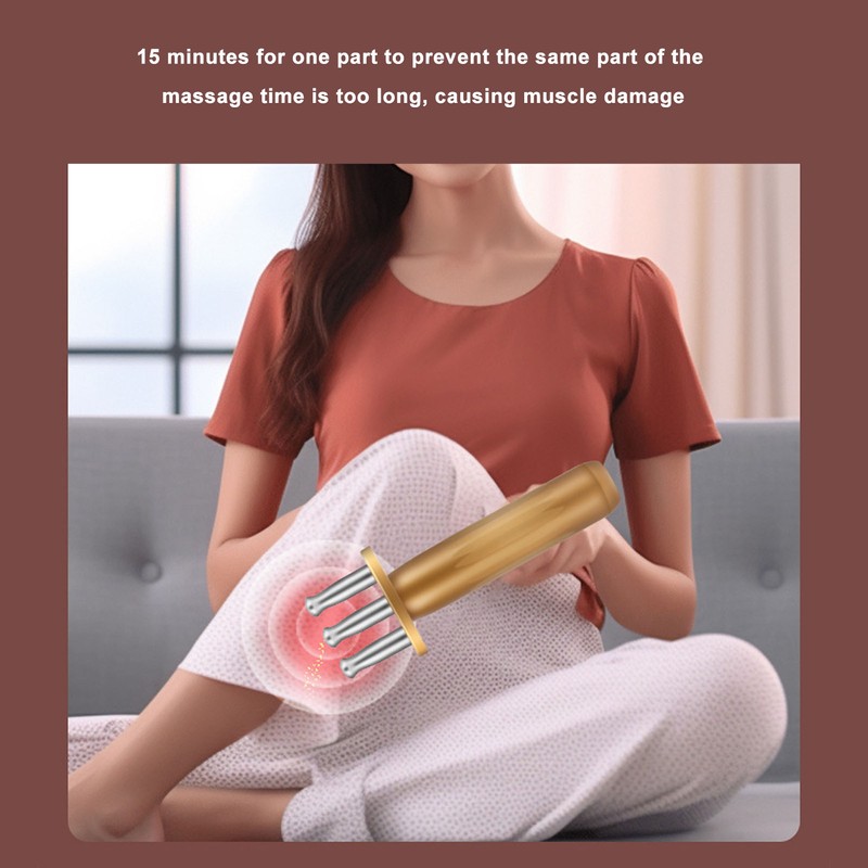 Magnetotherapy Pen Meridians Point Lymphatic Drainage Massage Stick Fork for