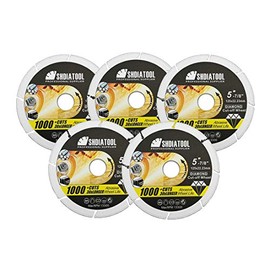 5pcs 5”/125mm Diamond Abrasive Cut-Off Wheel for Metal