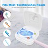 Bliss BluBrite UV-C Toothbrush Sanitizer, UV-C Toothbrush Cleaner, Portable Brush