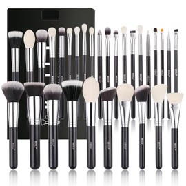 BEILI Makeup Brush Set, 30 Piece Makeup Brush Set, Professional with Detail, Eyeshadow Brush, Foundation Brush, Blush Brush, Contouring Brush, Concealer Brush, Highlighter Brush
