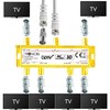 TronicXL 4K 6-Way Antenna Splitter 3D HD Suitable IEC Splitter