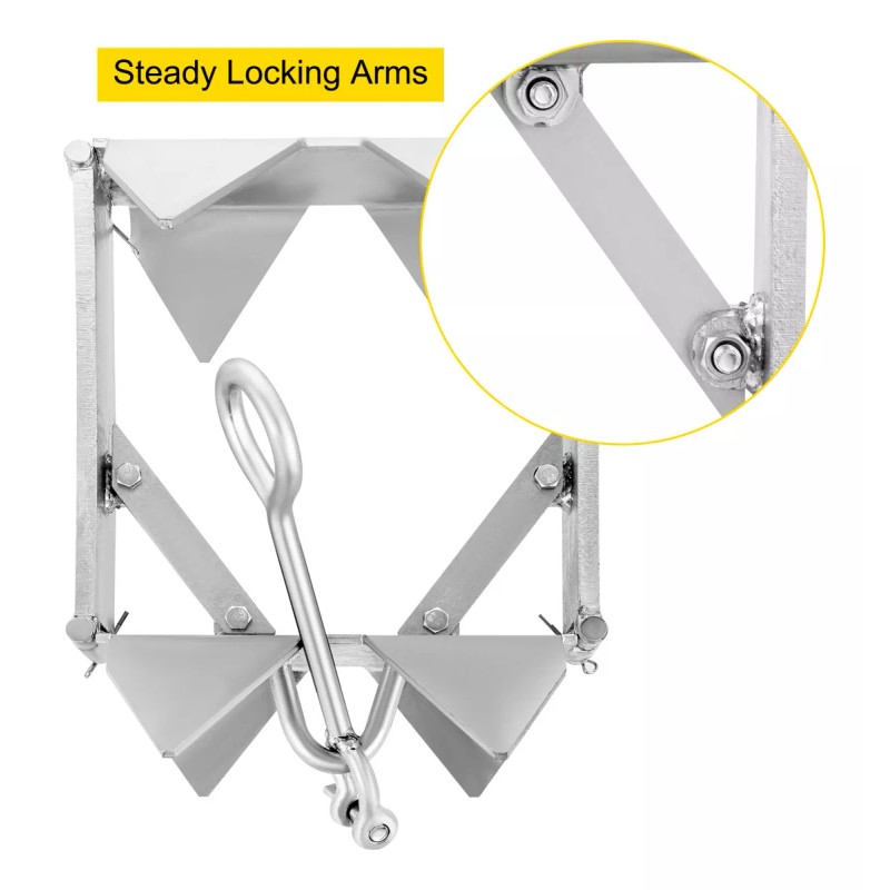 Vevor Ancla Plegable Y De Sujeción De 13 Libras Para