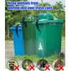 Trash Can Locks for Anti Animals, Universal Garbage Can Lock,