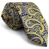 Shlax & Wing Fashion Classic Men's Extra Long Yellow Paisley