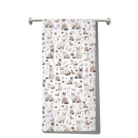 MYSOMY Ragdoll Cat Kitchen Towels Ragdoll Cat Dish Towel Ragdoll Cat Lover Gifts Ragdoll Cat Owner Gift Ragdoll Cat Housewarming Gifts (Ragdoll cat kt UK)