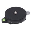 Camera Panoramic Panning Base with Level 60MM Aluminum Alloy CNC