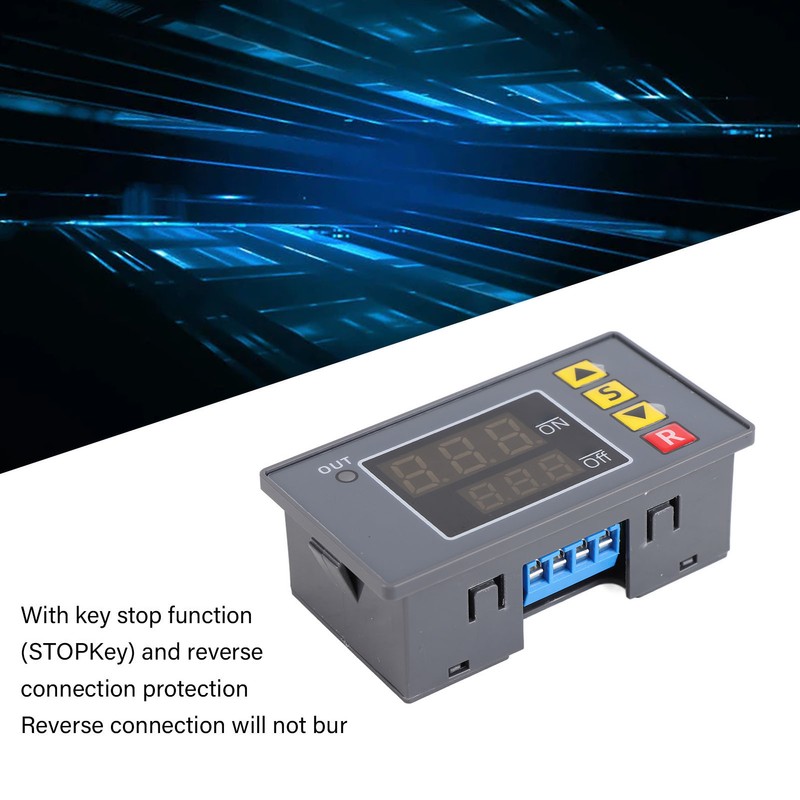 Timer Relay Large Screen OP CL LOP Parameters Independent Store