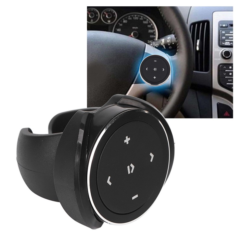 Button Bluetooth Remote Control Kit for IOS for Android Black