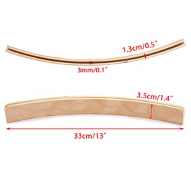 Sumnacon Wooden Card Stand, Card Game, Board Game, Card Holder, Playing Card Stand, Curved Arc Shape, Set of 4