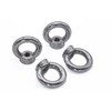 4pcs of M8 Eye nut stainless steel 316 A4 marine