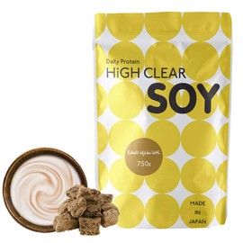 ハイクリアー ソイ プロテイン ステビア 国内製造大豆たんぱく 香料不使用 乳酸菌 ビタミン ミネラル ミルクティー風味 750g 約30食分