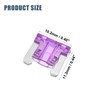 X AUTOHAUX 30pcs Low Profile Mini Blade Style Fuses 3A