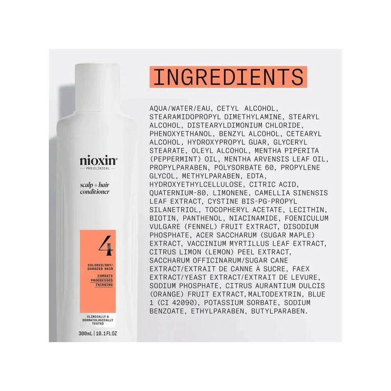Nioxin Scalp + Hair Thickening System 4 Conditioner 300ml
