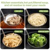 Stainless Steel Skimmer Slotted Spoon Skimmer for Cooking Strainer Spoon