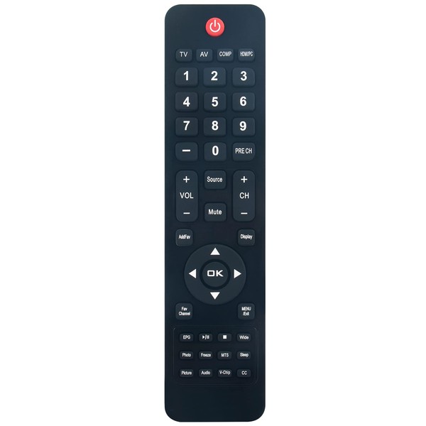 098GR7BDBNEACD Replacement Remote Control Applicable for AOC TV LC42H163 LC32W063