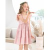 Girls Dresses 8t Pink Square Neck Floral Flower Girl's Dress
