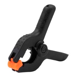 10 Stück 5,1 cm Kunststoff-Federklemmen, bunte Werkzeuge mit drehbaren Backen und komfortablem Griff für Holzarbeiten