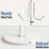 Kertnic Modern Coat Rack Freestanding with Natural Marble Base &