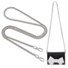 PH PandaHall 47.2" Snake Bag Chains Silver Bag Chain Strap