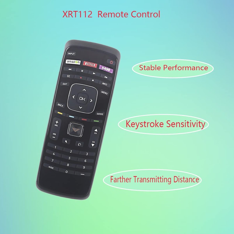 GHUST XRT112 Replacement Remote Control Universal for VIZIO Smart TV
