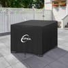 Kipiea Square Fire Pit Cover - Upgraded 600D Strong Tear
