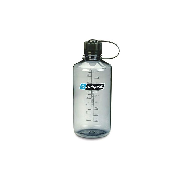 Nalgene NGNM Narrow Mouth Drinking Bottle 1000 ml Grey