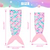 WERNNSAI Mermaid Tail Blanket - Wearable Mermaid Glow in the