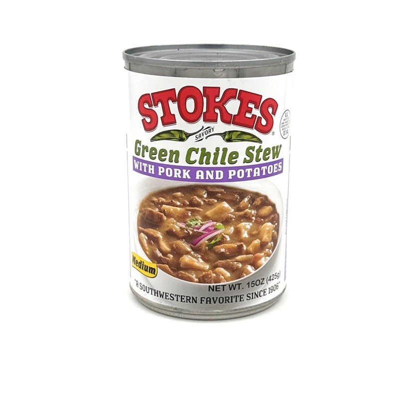 Stokes Green Chile Stew with Pork and Potatoes Pack of