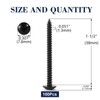 #6 x 1-1/2" Wood Screw 100Pcs Truss Head Phillips 18-8