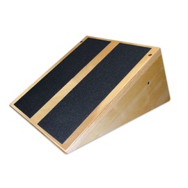 Rehabilitation Advantage Inclined Calf Stretcher Slant Board – 30° Angle, Birch Wood with Non-Slip Surface – Made in USA – Shin Splint, Achilles Tendon & Calf Strain Relief – 400 lb Capacity