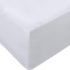 ACRALI HOME Single Fitted Sheet - White Bottom Sheet for