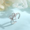 Heart Faith Ring, S925 Sterling Silver Adjubstable Religious Christian Inspiring