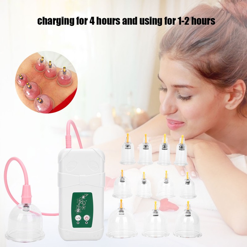 12pcs Vacuum Suction Cupping Cup Adjustable Strong Suction Cupping Set