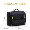 Makeup Bag with Hanging Hook, Hanging Toiletry Bags Foldable,Portable Cosmetic