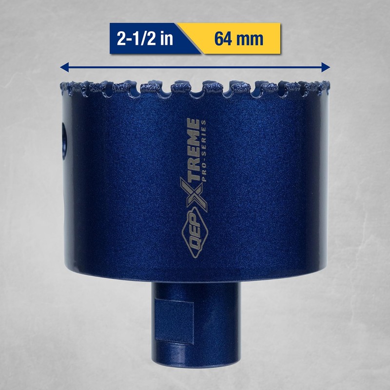 QEP 2-1/2" Xtreme Diamond Hole Saw for Grinders