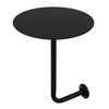 ILWorkTLs 13.77In Wall Mounted Coffee Table,Round Bar Tables,Snack Desk,Iron Drink