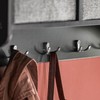 SoBuy Wall Shelf with Hooks, Coat Rack Wall Mount with