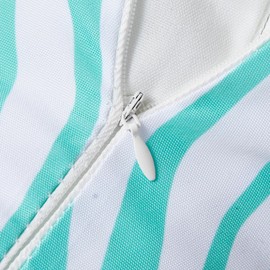 Allorry Outdoor Pillow Covers 18x18 Set of 2 Tropics Palm Leaves Blue Floral Pattern Decoration Throw Pillow Covers for Outdoor Waterproof Furniture Garden Patio Sofa Bedroom Home Decor JB008-E18