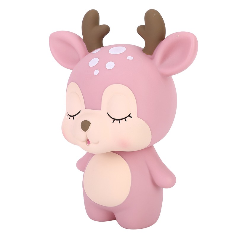 Innovative Cute Cartoon Deer Shape Money Box Money Saving Jar