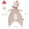 Fehn FehnNATUR Baby Comforter Teddy Bear with Organic Cotton -
