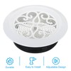 PATIKIL 8 Inch Round Air Vent, Adjustable Ceiling Diffuser Grill