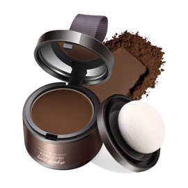 DAGEDA Hairline Powder, Root Touch Up Powder, Hair Loss Cover Up for Women & Men, Long-Lasting Water & Sweat Resistant Coverage - Light Brown