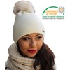 Alur Women's Beanie Winter Hat Knitted Hat with Bobble -